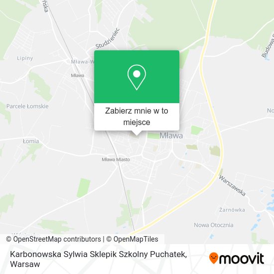 Mapa Karbonowska Sylwia Sklepik Szkolny Puchatek