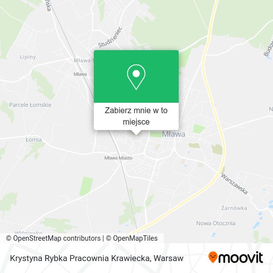 Mapa Krystyna Rybka Pracownia Krawiecka