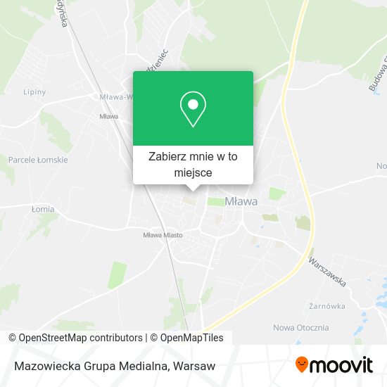 Mapa Mazowiecka Grupa Medialna