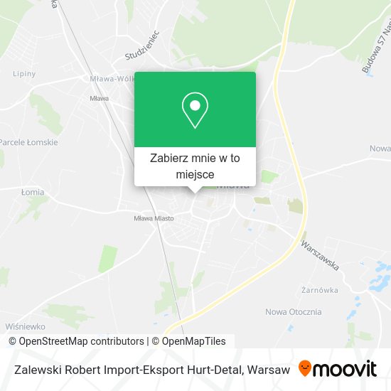 Mapa Zalewski Robert Import-Eksport Hurt-Detal