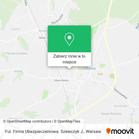 Mapa Ful. Firma Ubezpieczeniowa. Szewczyk J.