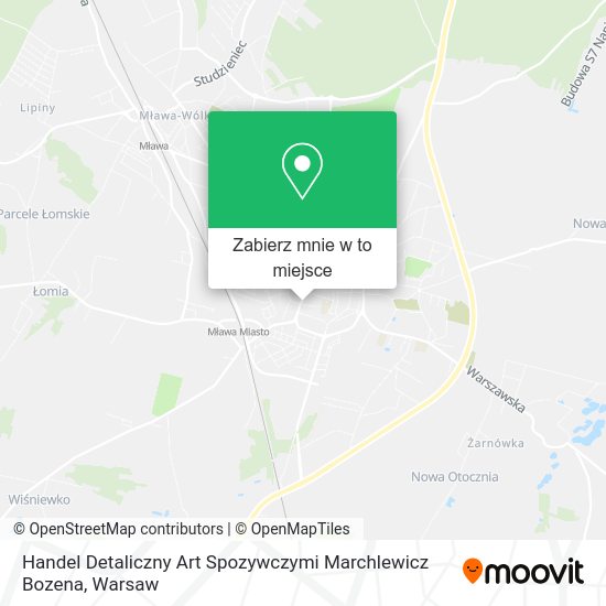 Mapa Handel Detaliczny Art Spozywczymi Marchlewicz Bozena