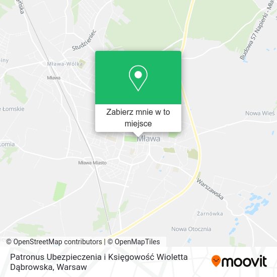 Mapa Patronus Ubezpieczenia i Księgowość Wioletta Dąbrowska