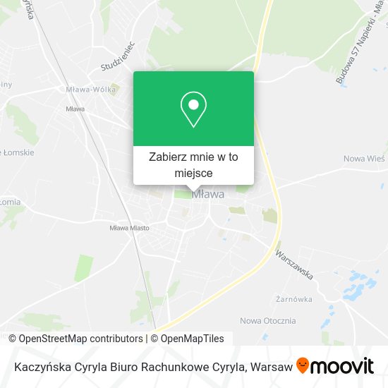 Mapa Kaczyńska Cyryla Biuro Rachunkowe Cyryla