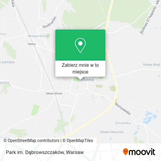 Mapa Park im. Dąbrowszczaków