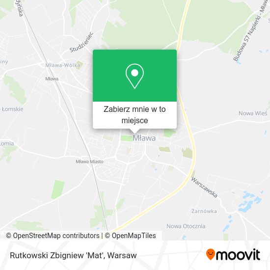 Mapa Rutkowski Zbigniew 'Mat'