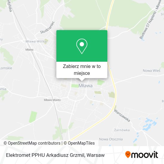 Mapa Elektromet PPHU Arkadiusz Grzmil