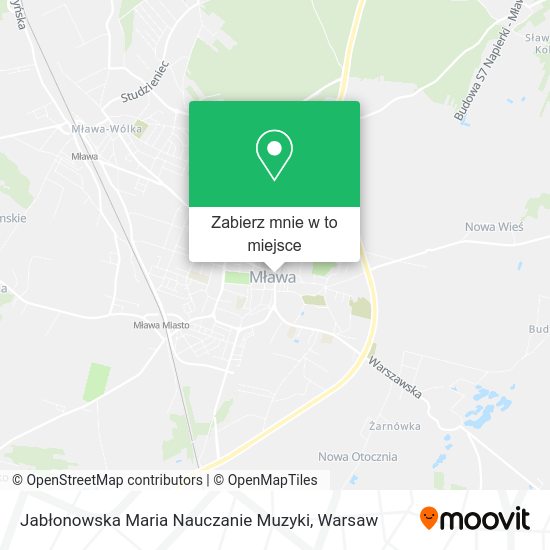 Mapa Jabłonowska Maria Nauczanie Muzyki