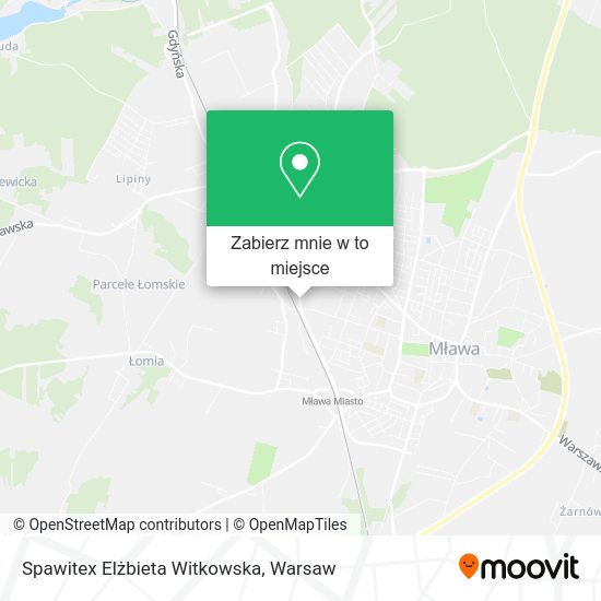 Mapa Spawitex Elżbieta Witkowska