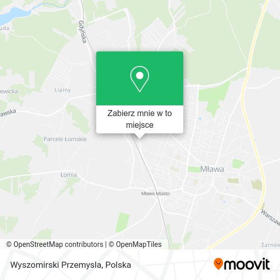 Mapa Wyszomirski Przemysla