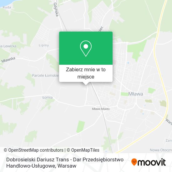 Mapa Dobrosielski Dariusz Trans - Dar Przedsiębiorstwo Handlowo-Usługowe