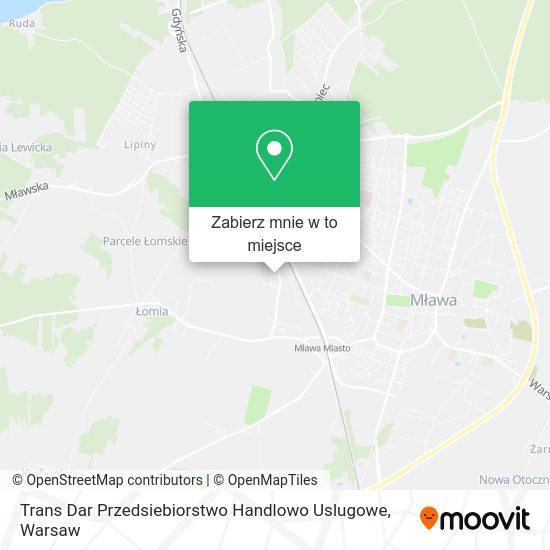 Mapa Trans Dar Przedsiebiorstwo Handlowo Uslugowe