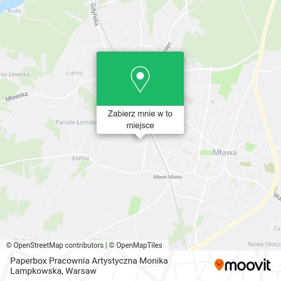 Mapa Paperbox Pracownia Artystyczna Monika Lampkowska