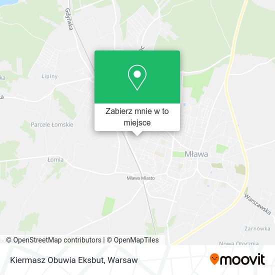 Mapa Kiermasz Obuwia Eksbut