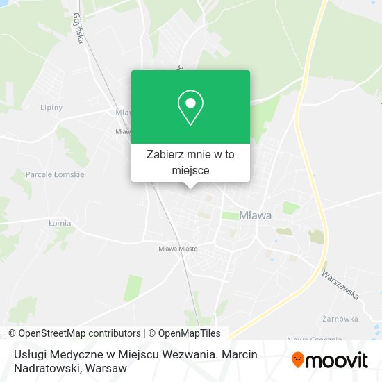 Mapa Usługi Medyczne w Miejscu Wezwania. Marcin Nadratowski