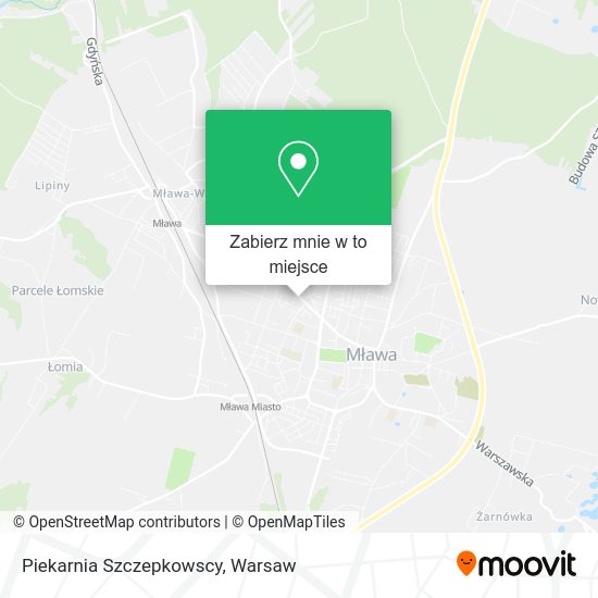 Mapa Piekarnia Szczepkowscy