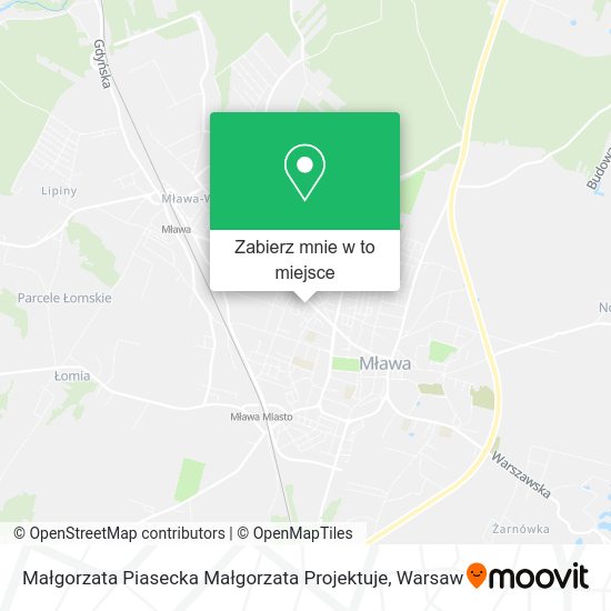 Mapa Małgorzata Piasecka Małgorzata Projektuje