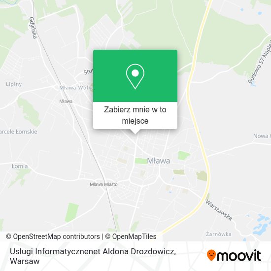 Mapa Uslugi Informatycznenet Aldona Drozdowicz