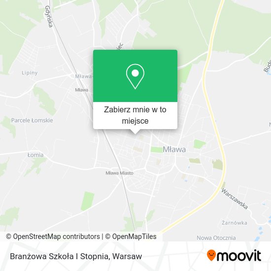 Mapa Branżowa Szkoła I Stopnia