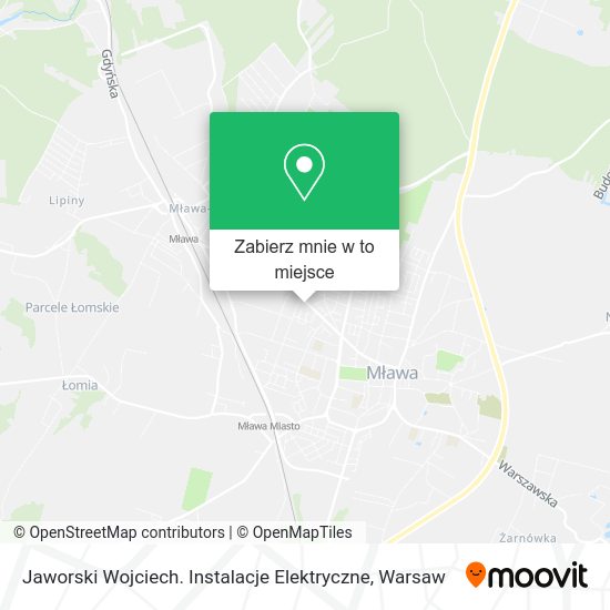 Mapa Jaworski Wojciech. Instalacje Elektryczne