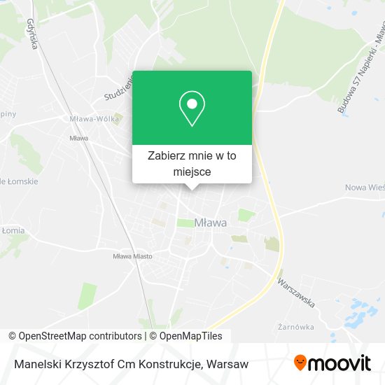 Mapa Manelski Krzysztof Cm Konstrukcje