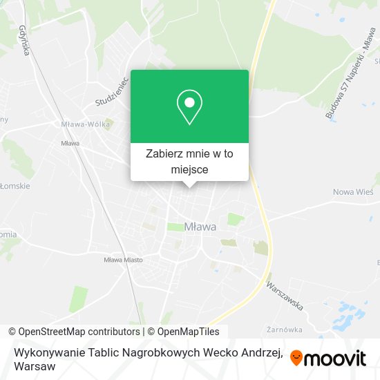 Mapa Wykonywanie Tablic Nagrobkowych Wecko Andrzej