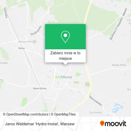 Mapa Jaros Waldemar 'Hydro-Instal'