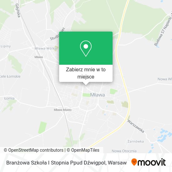 Mapa Branżowa Szkoła I Stopnia Ppud Dźwigpol