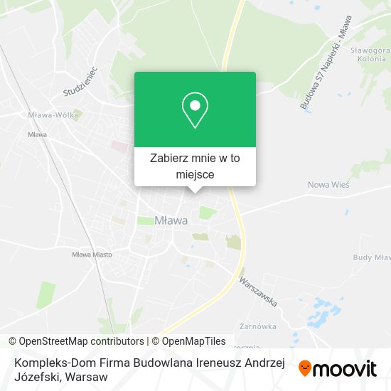 Mapa Kompleks-Dom Firma Budowlana Ireneusz Andrzej Józefski