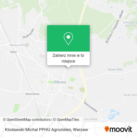 Mapa Klodawski Michal PPHU Agrozielen