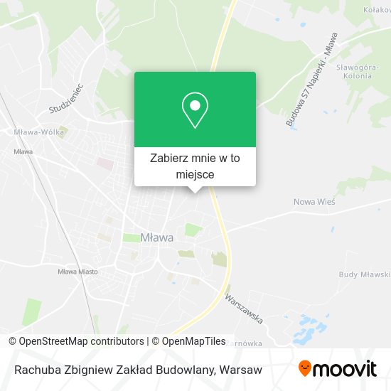 Mapa Rachuba Zbigniew Zakład Budowlany