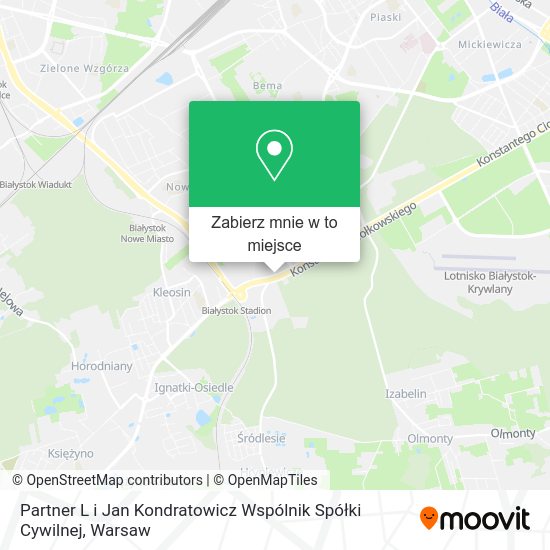 Mapa Partner L i Jan Kondratowicz Wspólnik Spółki Cywilnej