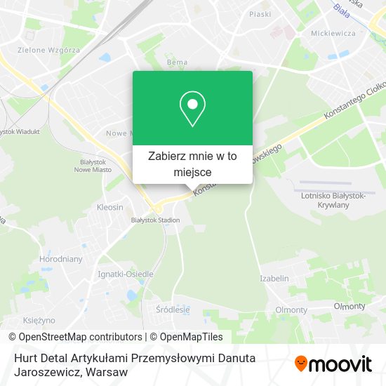 Mapa Hurt Detal Artykułami Przemysłowymi Danuta Jaroszewicz