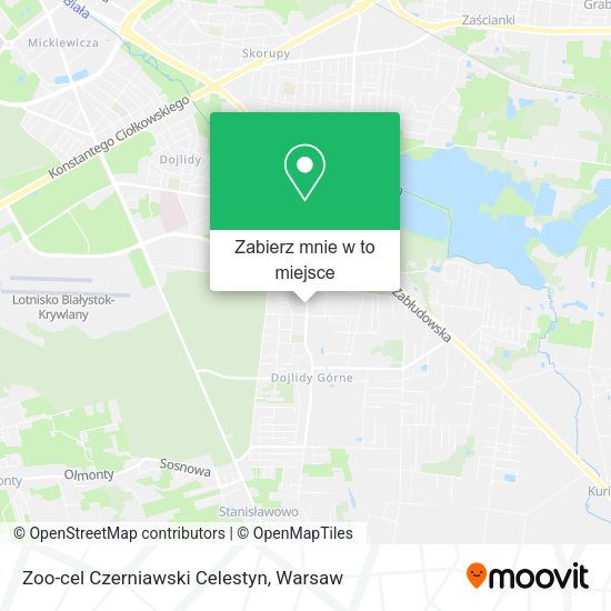 Mapa Zoo-cel Czerniawski Celestyn