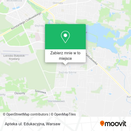 Mapa Apteka ul. Edukacyjna