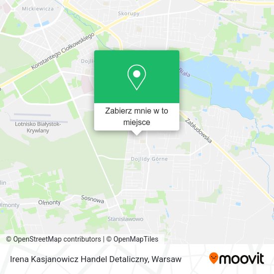 Mapa Irena Kasjanowicz Handel Detaliczny