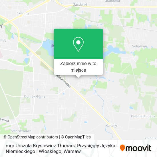 Mapa mgr Urszula Krysiewicz Tłumacz Przysięgły Języka Niemieckiego i Włoskiego