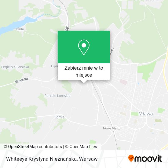 Mapa Whiteeye Krystyna Nieznańska