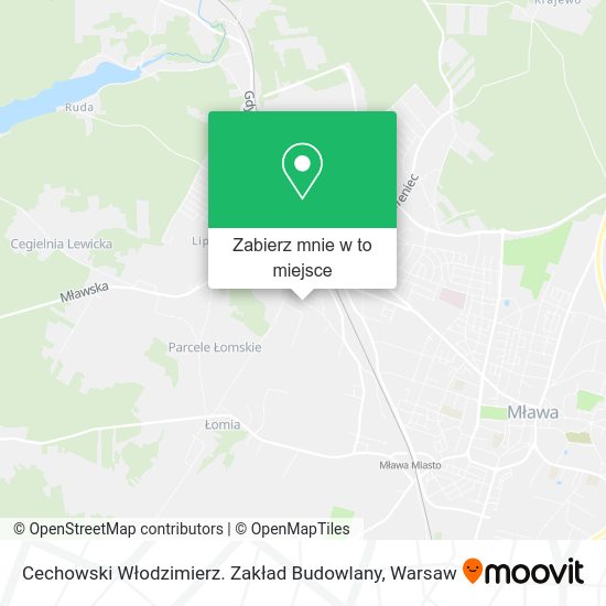 Mapa Cechowski Włodzimierz. Zakład Budowlany