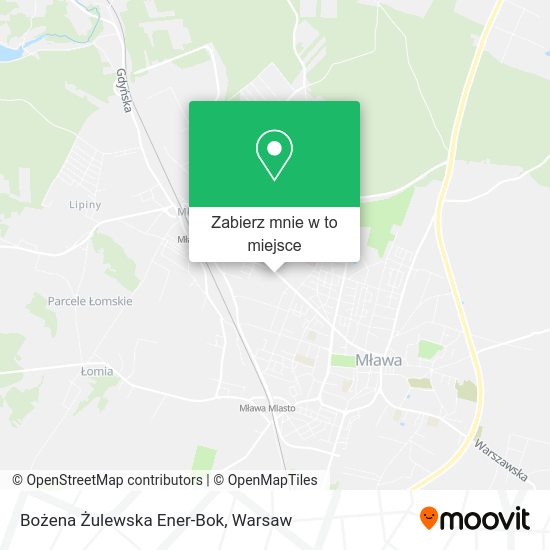 Mapa Bożena Żulewska Ener-Bok