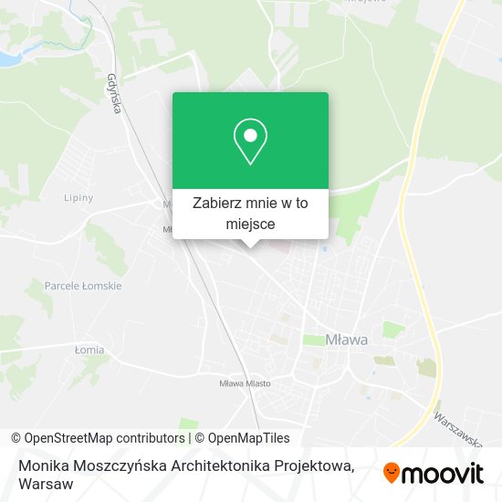 Mapa Monika Moszczyńska Architektonika Projektowa