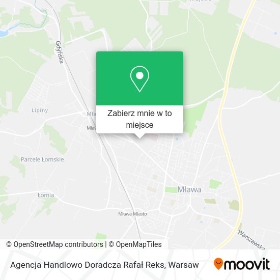 Mapa Agencja Handlowo Doradcza Rafał Reks