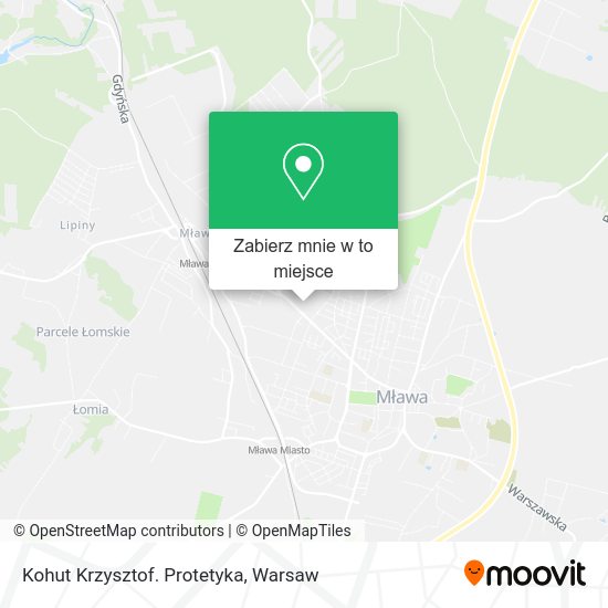 Mapa Kohut Krzysztof. Protetyka