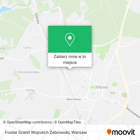 Mapa Foster Granit Wojciech Żebrowski