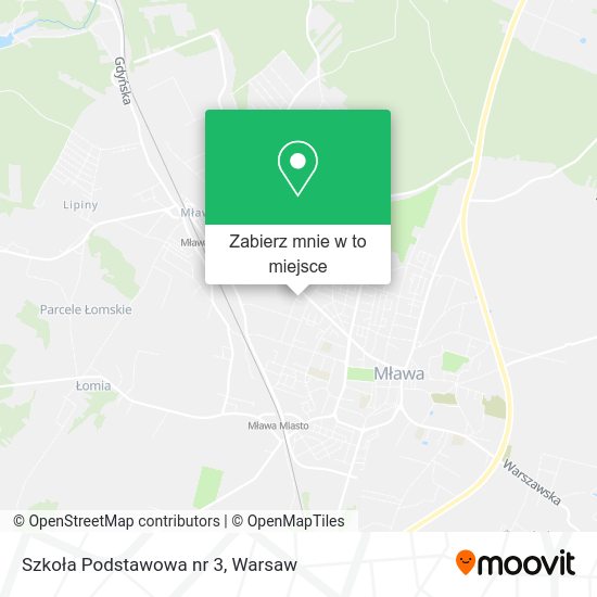 Mapa Szkoła Podstawowa nr 3