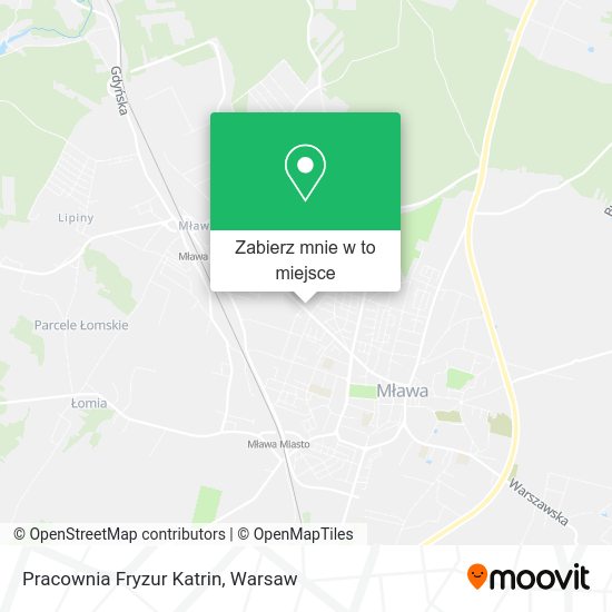 Mapa Pracownia Fryzur Katrin