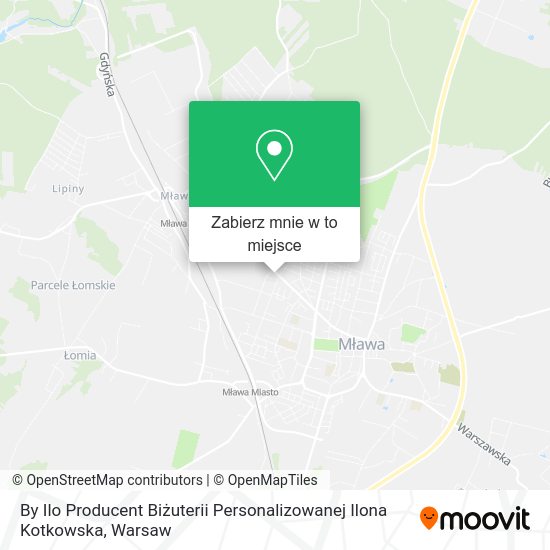 Mapa By Ilo Producent Biżuterii Personalizowanej Ilona Kotkowska