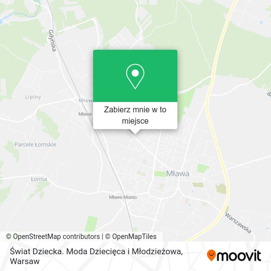 Mapa Świat Dziecka. Moda Dziecięca i Młodzieżowa