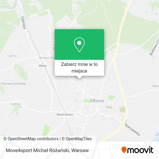 Mapa Move4sport Michał Różański