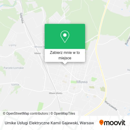 Mapa Umike Usługi Elektryczne Kamil Gajewski